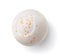 Top view of melon aromatic bubbling bath ball