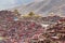 Top view monastery at Larung gar Buddhist Academy, Sichuan, China