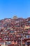 Top view monastery at Larung gar Buddhist Academy, Sichuan, China