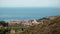 Top view of Nea Skioni village, Kassandra peninsula, Halkidiki, Greece