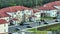 Top view of new apartment condos in Florida suburban area. Family housing in quiet neighborhood. Real estate development