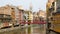 Top view of old european city. Girona, Catalonia