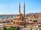 Top view of the Old Market and Al Sahaba Mosque in Sharm El Sheikh, Egypt