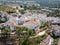 Top view of Olvera village, one of the beautiful white villages of Andalusia, Spain