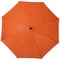 Top view orange umbrella