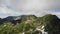 Top view over the Fagaras Mountains - Romania