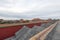 Top view of palace building of Forbidden city