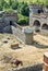 Top view of a part of the courtyard of the museum - the fortress