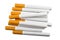 Top view of a pile of cigarettes