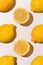 top view of pile of lemons