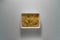 TOP VIEW: Prepared instant noodles on a white table