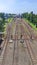 Top View of Railroad - stock photo