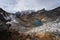 Top view of Renjo la pass in Himalaya mountains range, Everest base camp trekking, Nepal