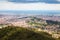 Top view of residence district in Barcelona from Tibidabo