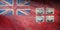 Top view of retro flag of Trinity House Ensign . grunge flag of united kingdom of great Britain, England. no flagpole. Plane