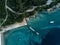 Top View of Rocks in Beach, Montenegro