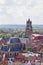 Top view of the Saint Salvator Cathedral