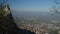 Top view on San-Marino town and Guaita tower from mount