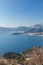 Top view of the seacoast Budva