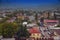 Top view of Shamakhi city.Background Nature Azerbaijan