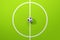 Top view of Soccer ball, Foot ball , on football field line, Colorful graphic style