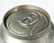 Top view of soda can