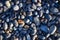 Top view of a stack of stones under the sunshine - good match for backgrounds