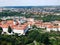 Top view of Strahov Monastery, Prague