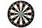 Top view of Target dart board. Business target or goal