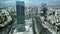 Top view of Tel Aviv, Ayalon highway and Ramat Gan district