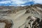 Top view of the Thiksey Monastery Gompa to the valley in dry season, Leh Ladakh, India