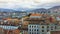 Top view on the tiled roofs of the old city, Geneva, Switzerland