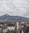 Top view to mount pilatus and protestant church of horw