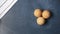 Top view of a traditional Columbian bunuelos on the table