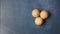 Top view of a traditional Columbian bunuelos on the table