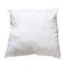 top view of used white pillow isolated