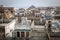 Top view of Varanasi city rooftop