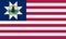 Top view of Vermont 1837 1923 , USA flag, no flagpole. Plane design layout. Flag background