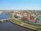 Top-view of Vyborg, Russia