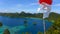 Top view from Wayag Islands, Raja Ampat, west Papua, Indonesia