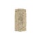 Top view Wine Cork on white. 3D illustration