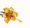 Topaz crystal flower