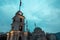 Tophane Clock Tower and Nusretiye Mosque.