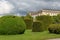 Topiary park at Maria Theresa Square in Vienna