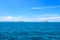 Topical islands in open sea on a sunny day, Ao Nang, Mueang Krabi District, Krabi, Andaman Sea, Thailand