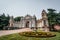 TopkapÄ± Palace surrounded by a garden under the sunlight in Istanbul, Turkey