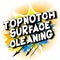 Topnotch Surface Cleaning - Comic book style words.