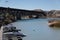 Topock, Arizona, railroad crosses the Colorado River