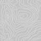 Topographic map lines, earth relief, contour seamless background. Geographic grid, elevation map,  in gray colors. Vector