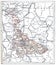 Topographical Map of Meurthe-et-Moselle in Lorraine, France, vin